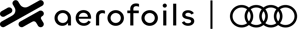 aerofoils and audi cooperation logo black
